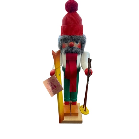 Vintage Christian Ulbricht Nutcracker - Skier with winter gear - made in… - Picture 1 of 14
